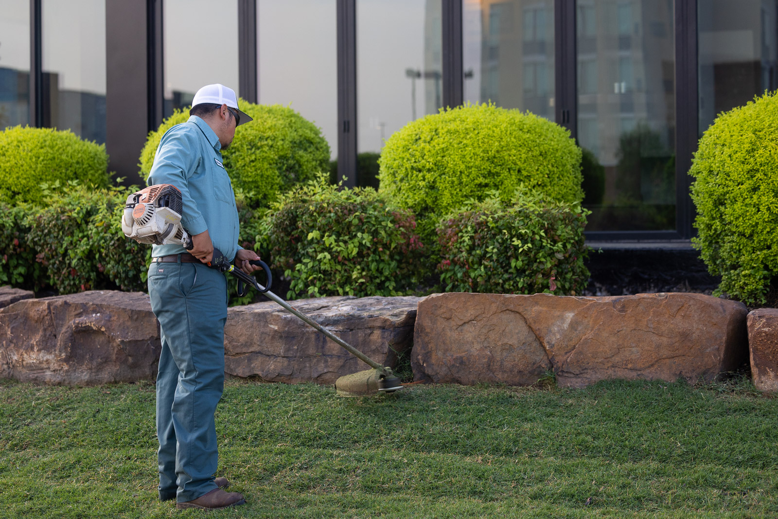 Grassperson Lawn Care & Landscape team and workplace 2