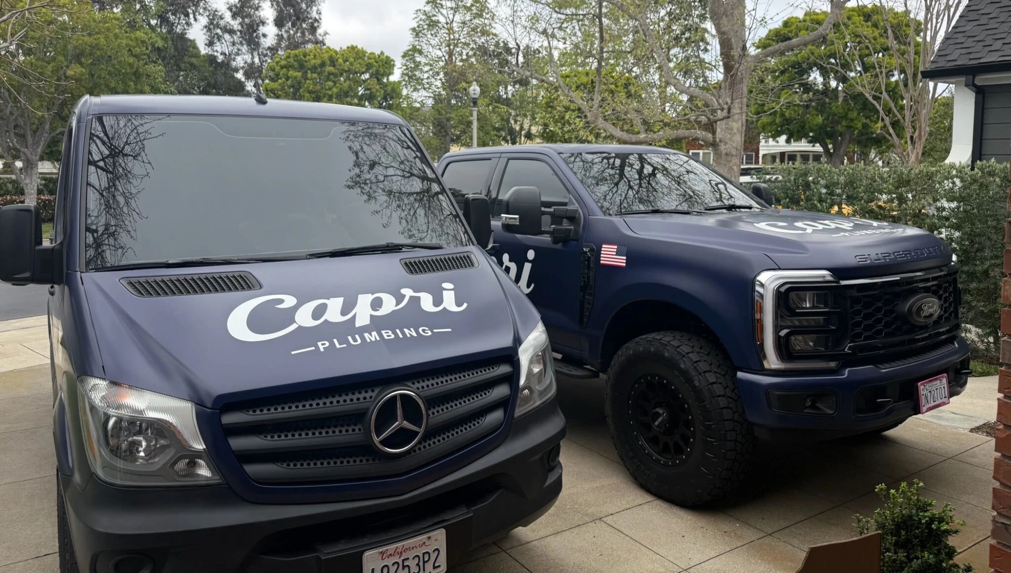 Capri Plumbing team and workplace 1