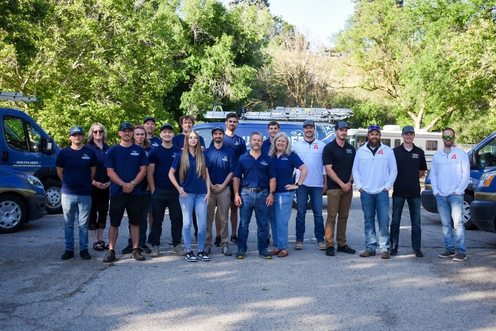 Blue Gander Window Cleaning team and workplace 3