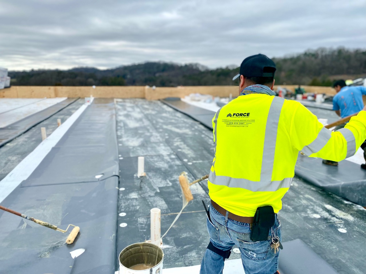 Force Roofing Systems team and workplace 2