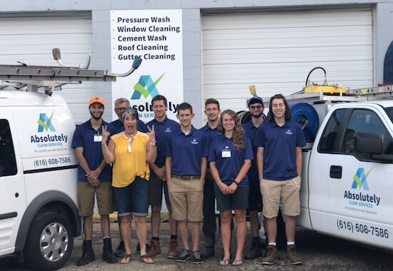 Absolutely Clean Services team and workplace 1