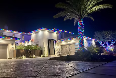 Happy Santa Holiday Lights team and workplace 3