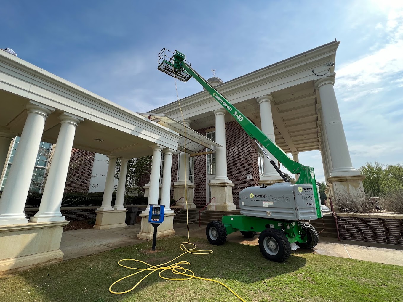 Matt's Exterior Washing team and workplace 1