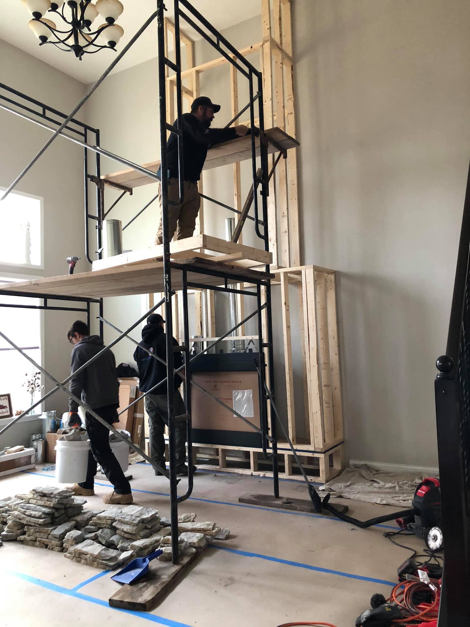 Smalling Masonry team and workplace 2