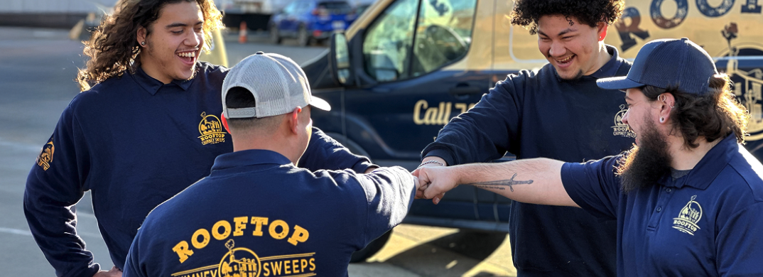 Rooftop Chimney Sweeps team and workplace 1